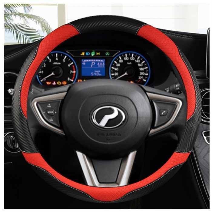 Buy All Models Perodua Axia Bezza MYVI Alza Aruz Viva Kelisa Car PU Leather 38 cm Honda Toyota Steering Wheel Covers car accessories pet electrical cosmetics kitchenware